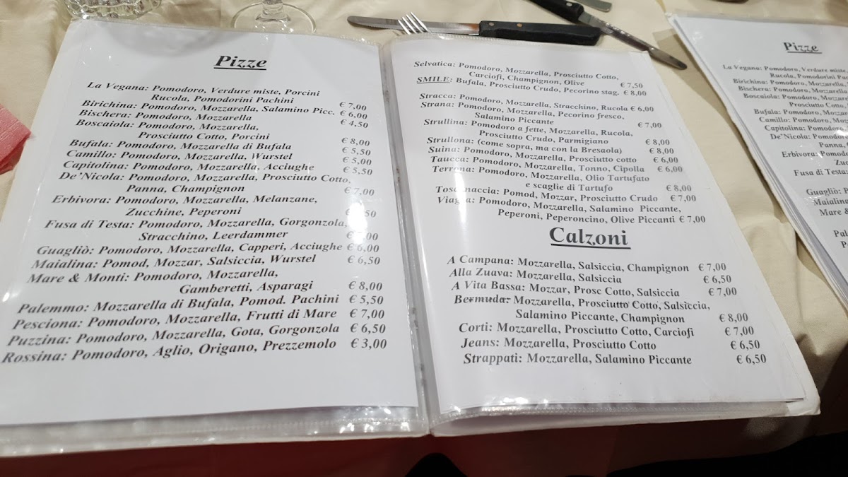 Menu Ristorante Pizzera Smile-7