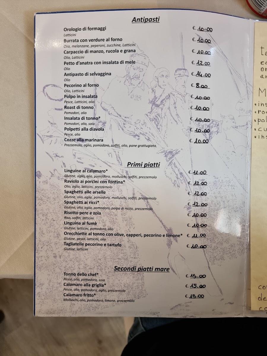 Menu Ristorante Pizzeria 035-5