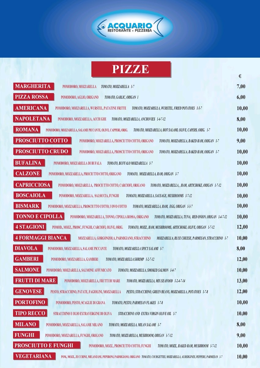 Menu Ristorante Pizzeria Acquario-2