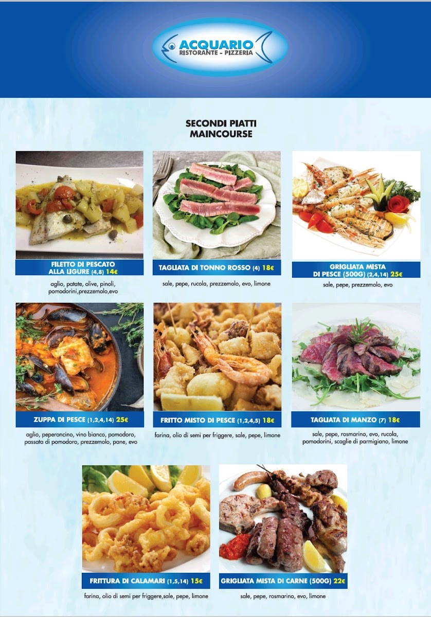 Menu Ristorante Pizzeria Acquario-4