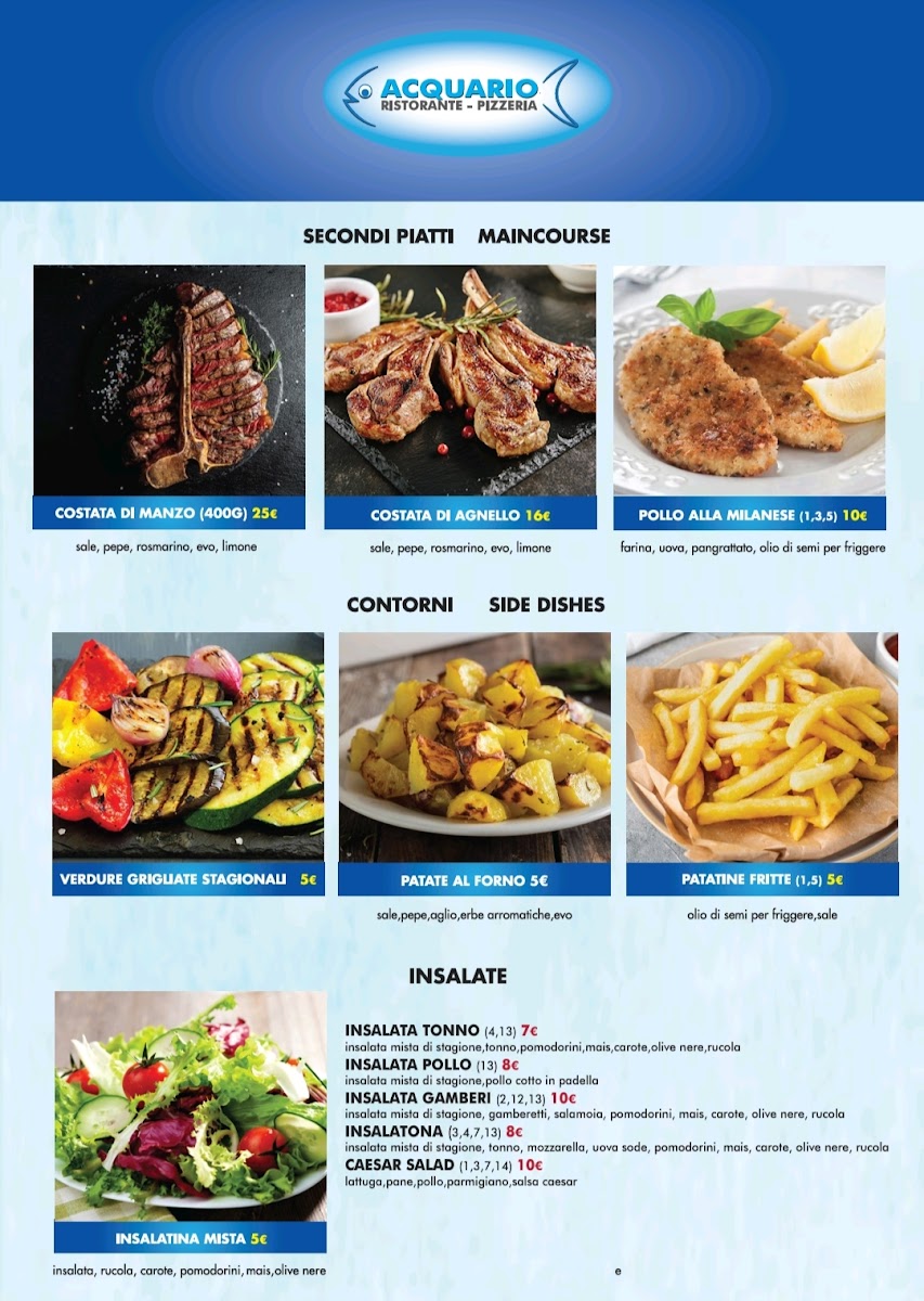 Menu Ristorante Pizzeria Acquario-5
