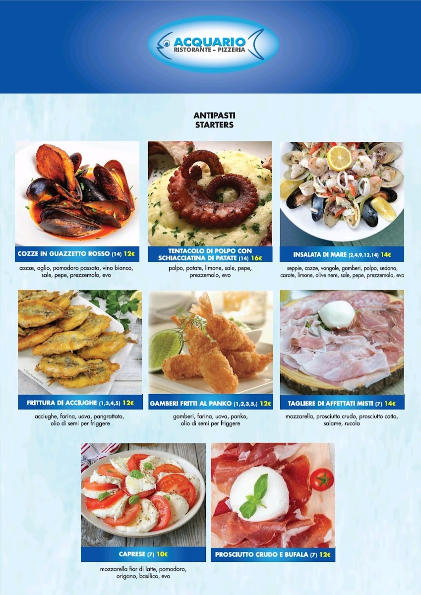 Menu Ristorante Pizzeria Acquario-6