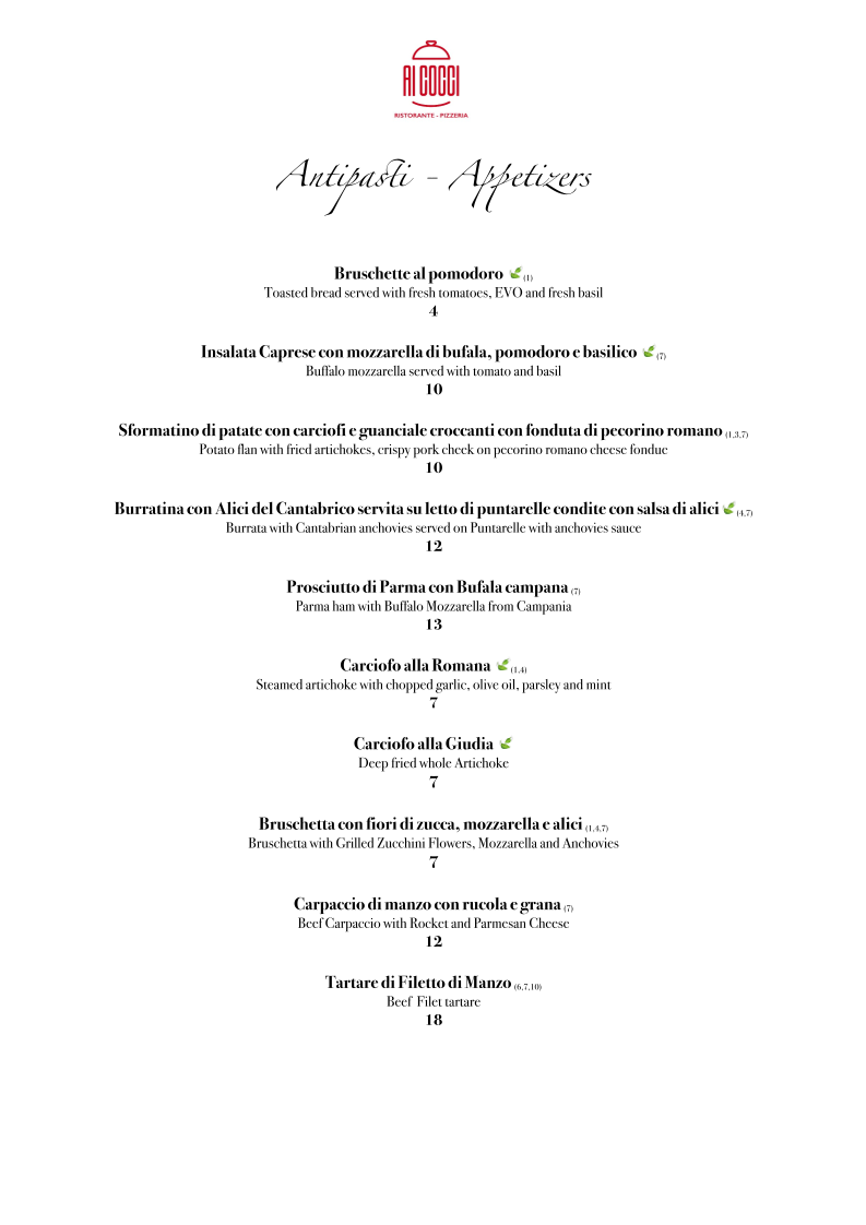 Menu Ristorante Pizzeria Ai Cocci-3
