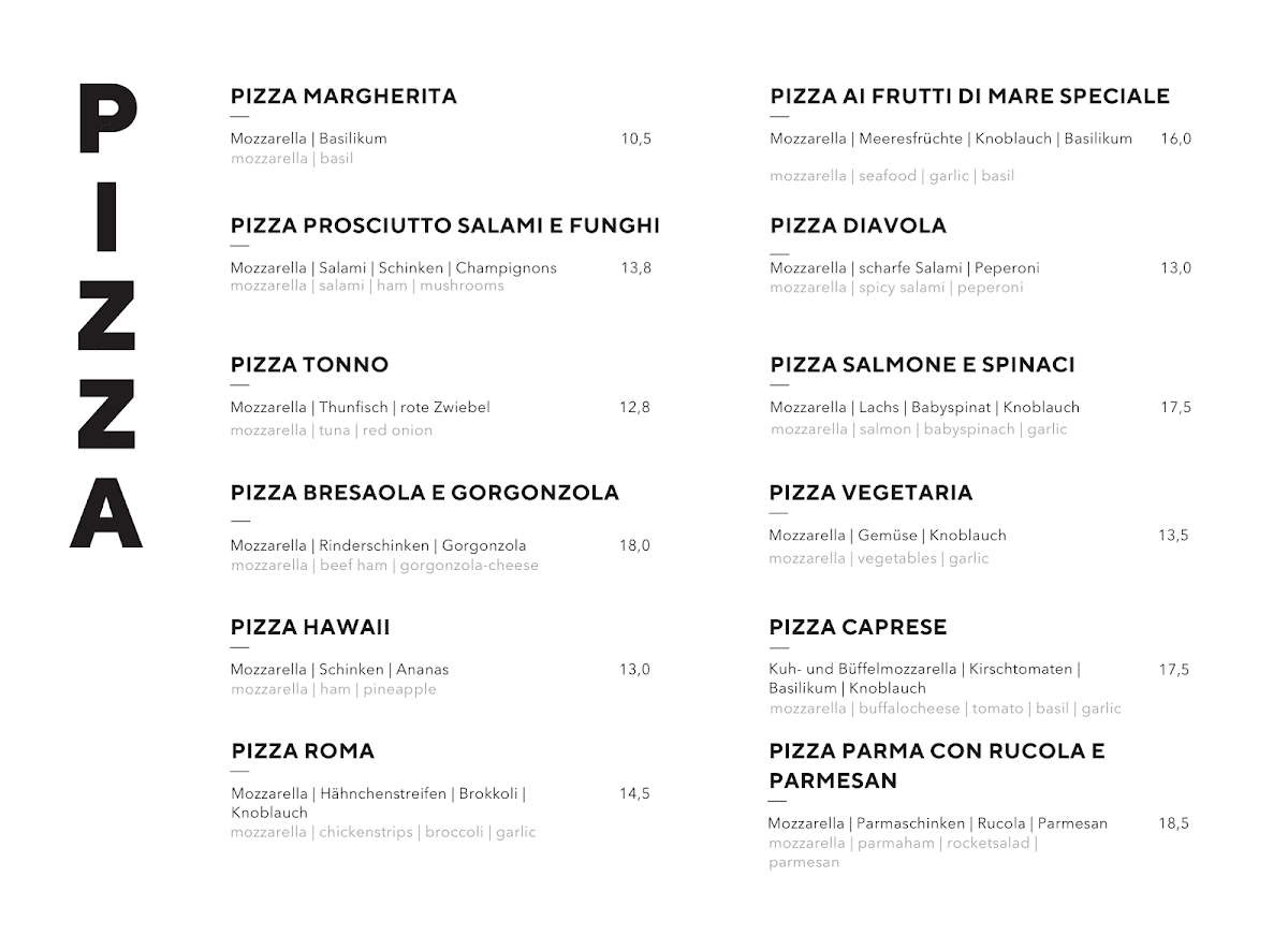 Menu Ristorante Pizzeria Al Lido In Hamburg - Hafencity-4