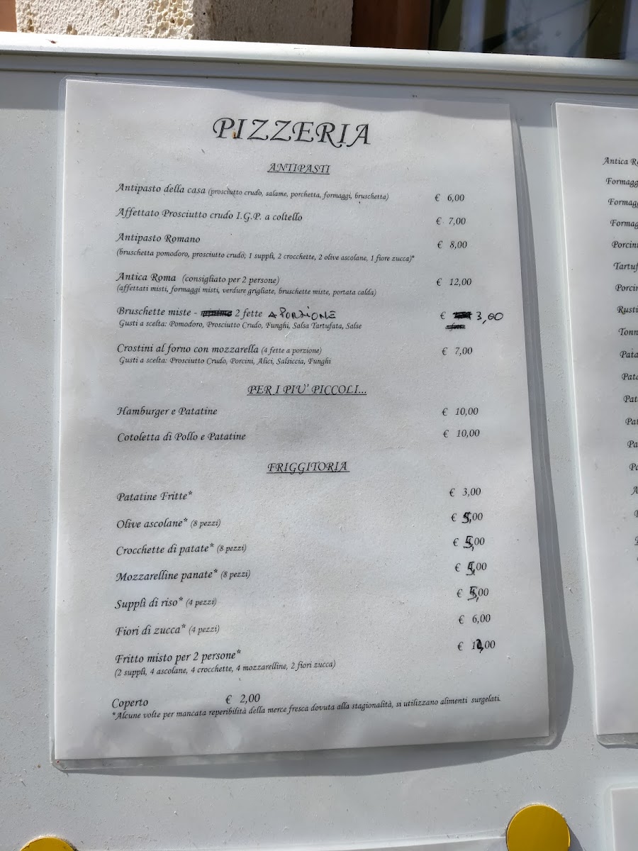 Menu Ristorante Pizzeria Antica Roma-3