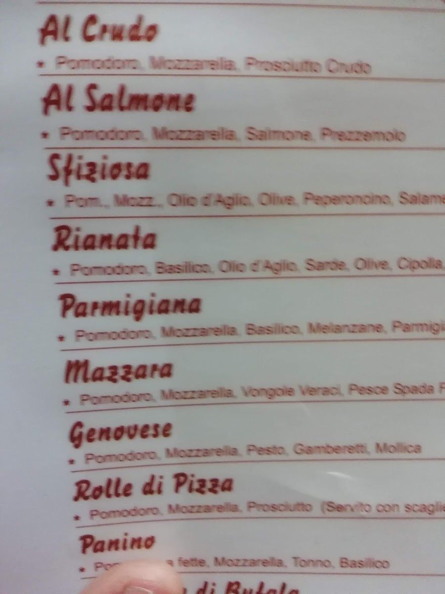 Menu Ristorante Pizzeria Baby Luna-5