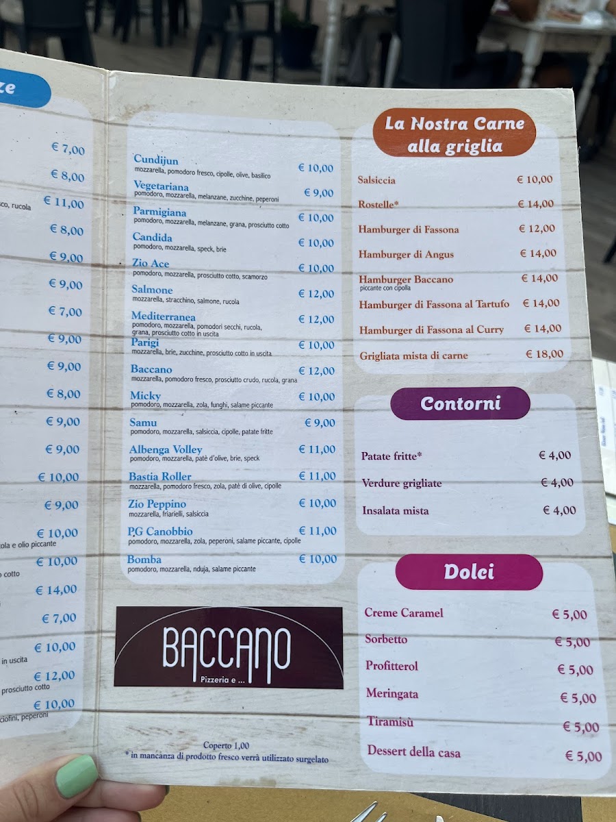 Menu Ristorante Pizzeria Baccano-2