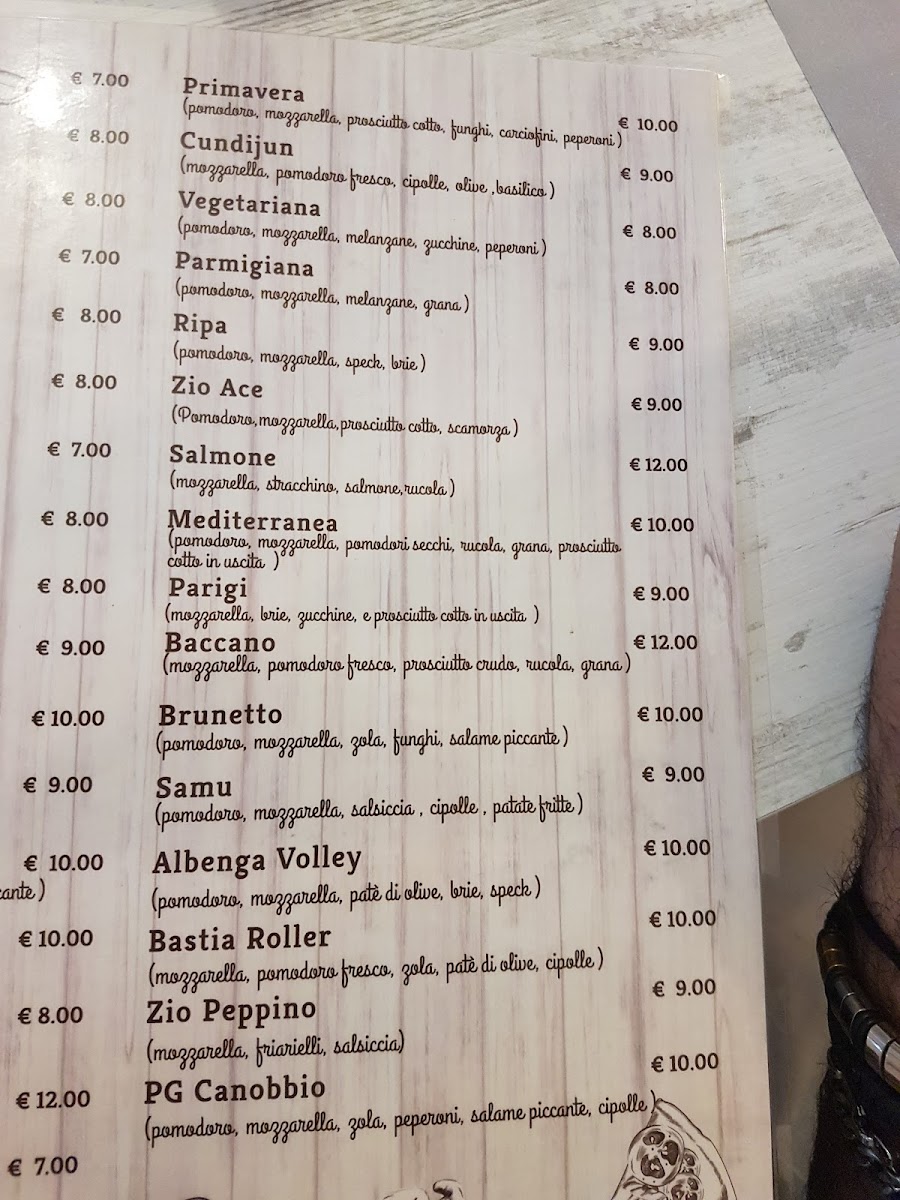 Menu Ristorante Pizzeria Baccano-7