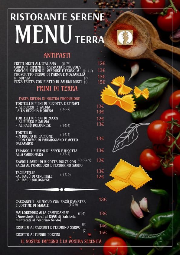 Menu Ristorante Pizzeria Bar Serenè-7