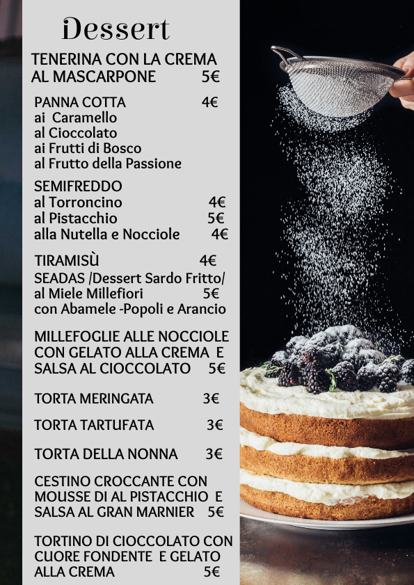 Menu Ristorante Pizzeria Bar Serenè-9