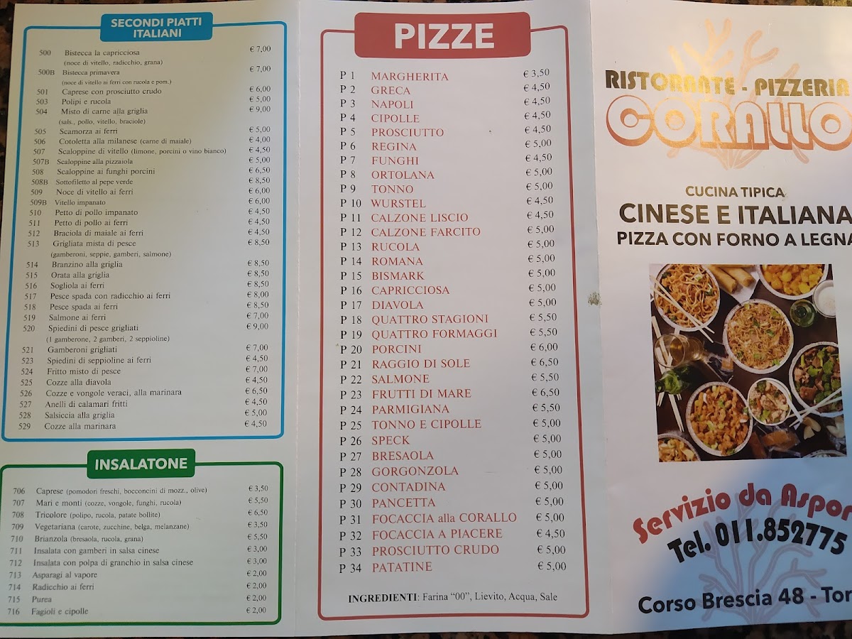 Menu Ristorante Pizzeria Corallo-2