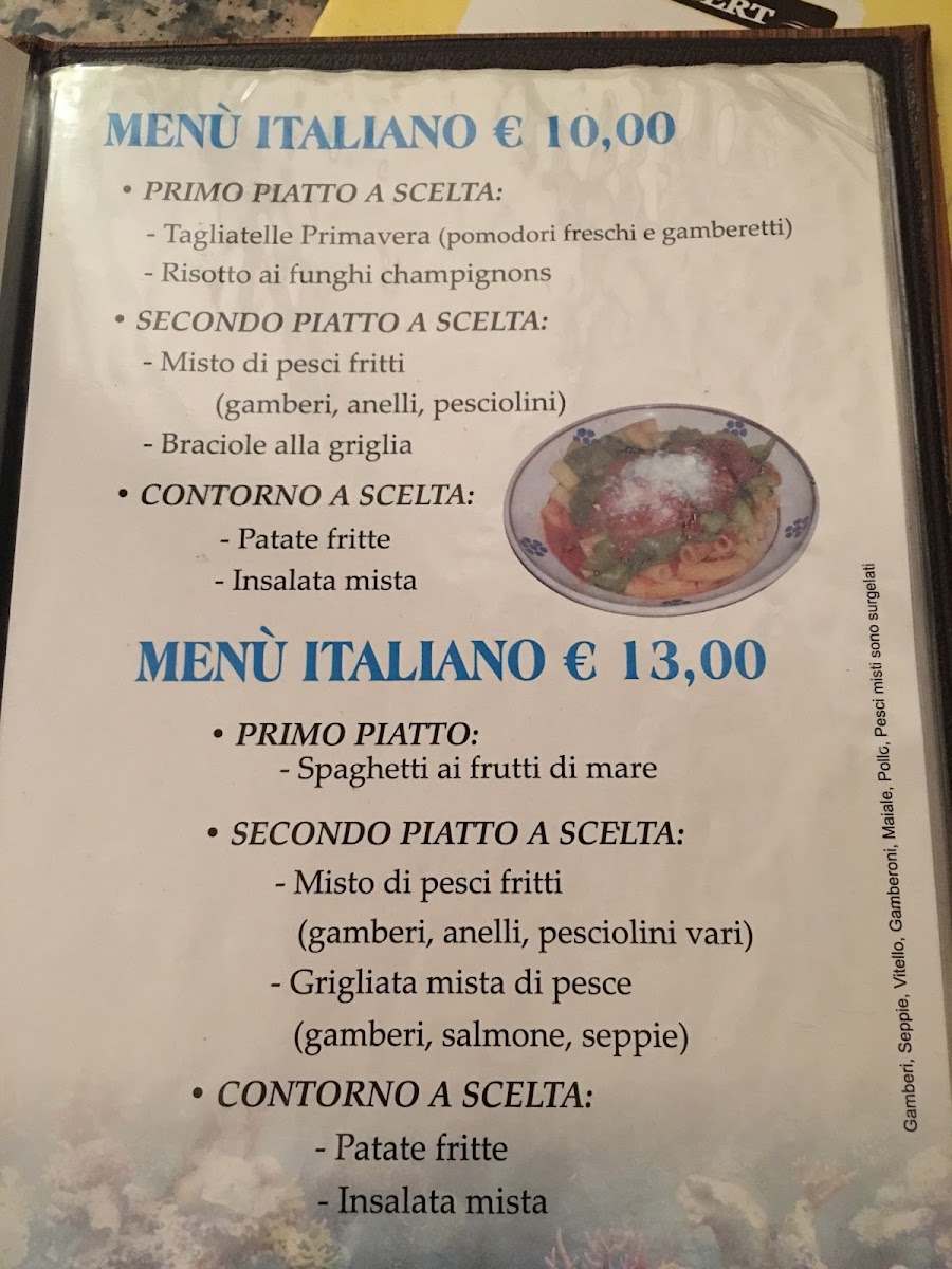 Menu Ristorante Pizzeria Corallo-4