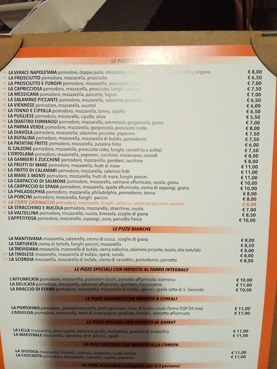 Menu Ristorante Pizzeria Corte Catenaccio-2