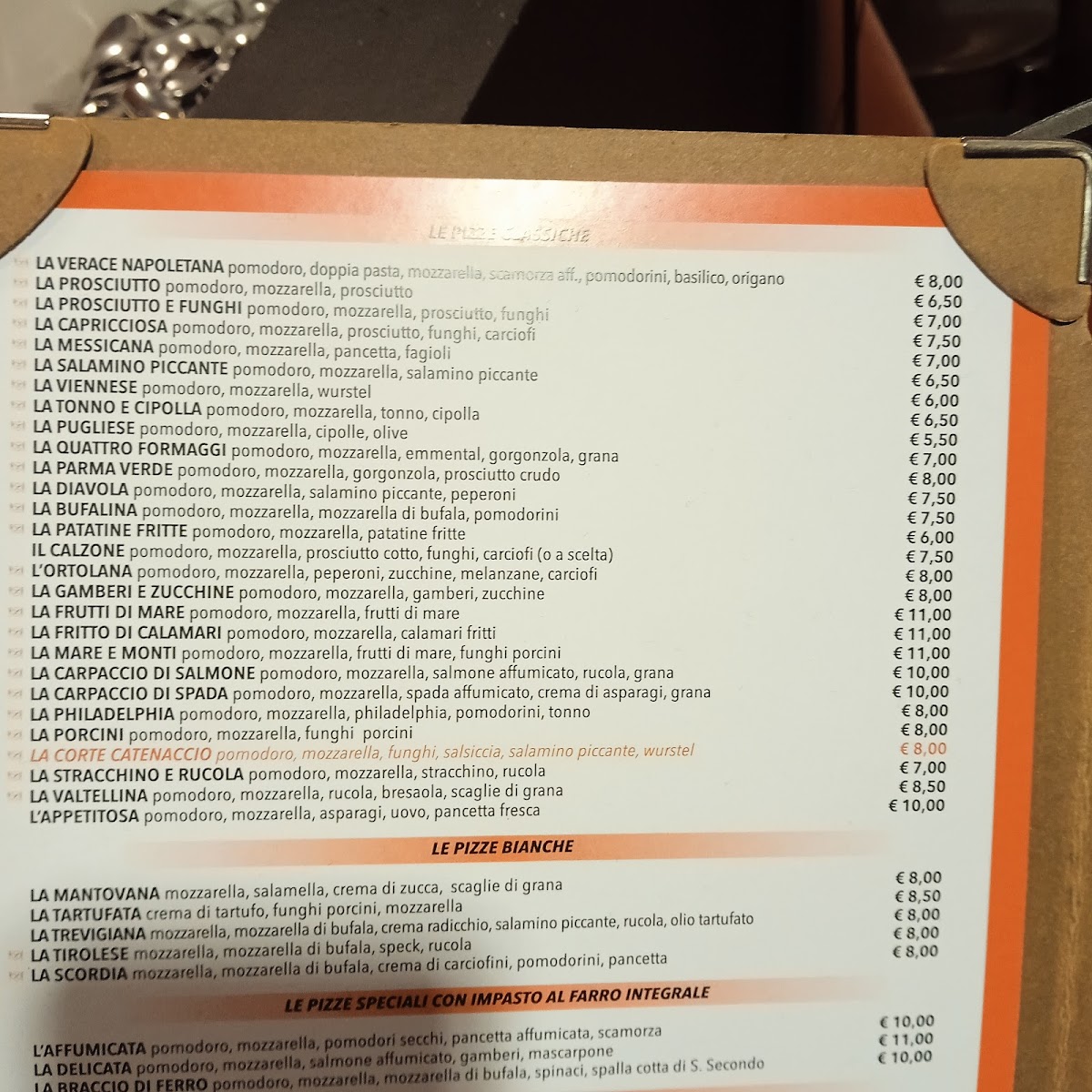 Menu Ristorante Pizzeria Corte Catenaccio-4