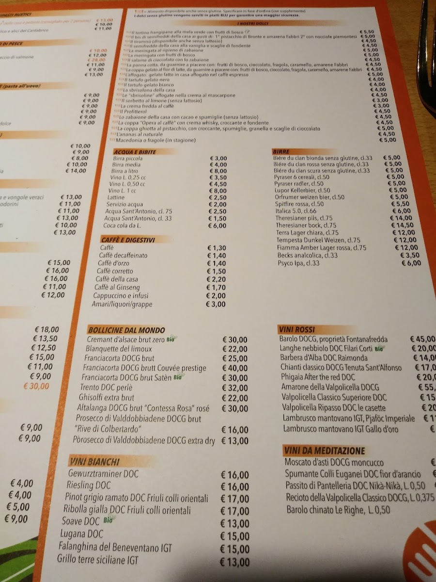 Menu Ristorante Pizzeria Corte Catenaccio-7