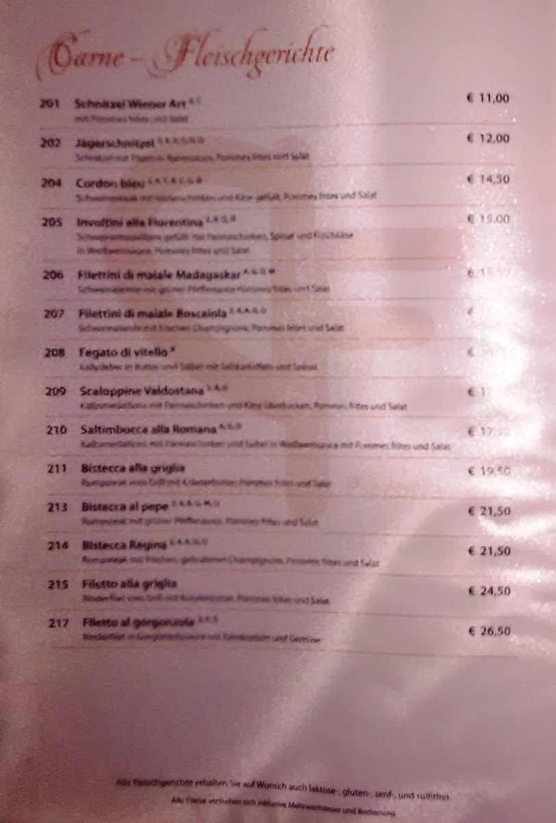 Menu Ristorante Pizzeria Da Franco-9
