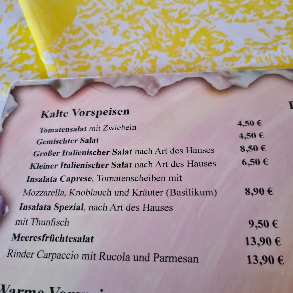 Menu Ristorante Pizzeria Da Michele Büd-Rohrbach-10