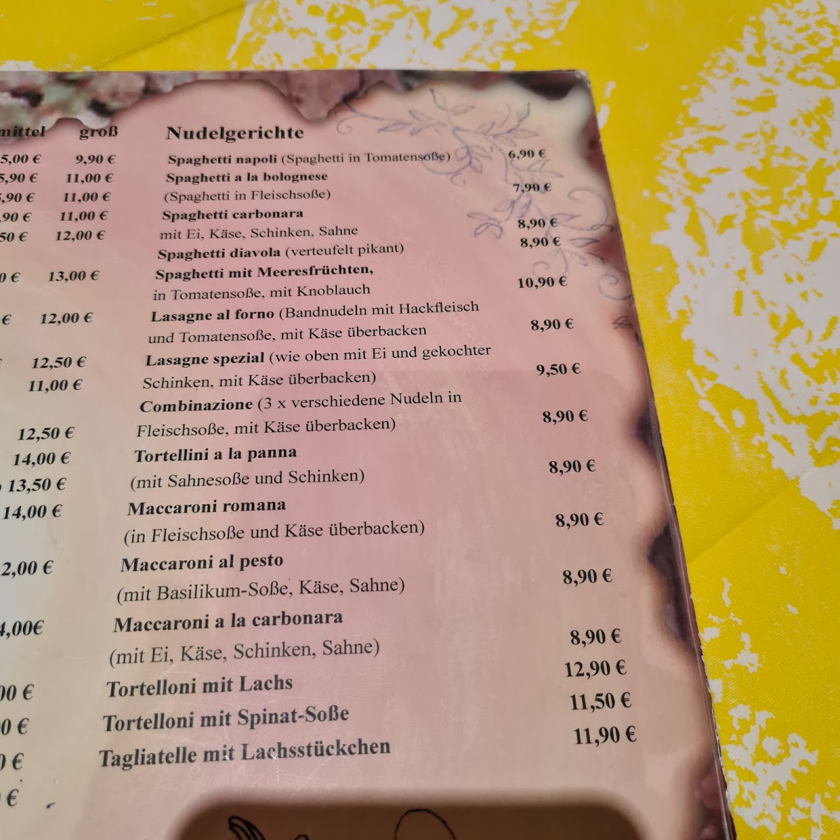 Menu Ristorante Pizzeria Da Michele Büd-Rohrbach-4