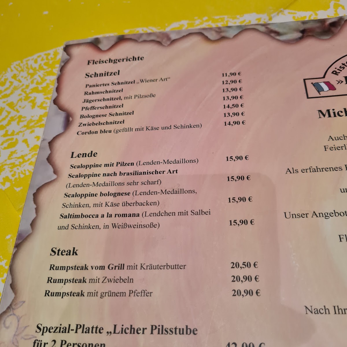 Menu Ristorante Pizzeria Da Michele Büd-Rohrbach-5