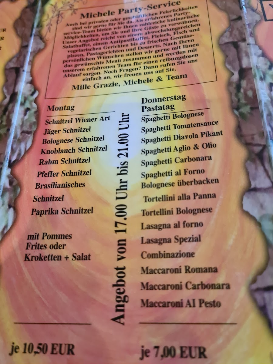 Menu Ristorante Pizzeria Da Michele Büd-Rohrbach-8