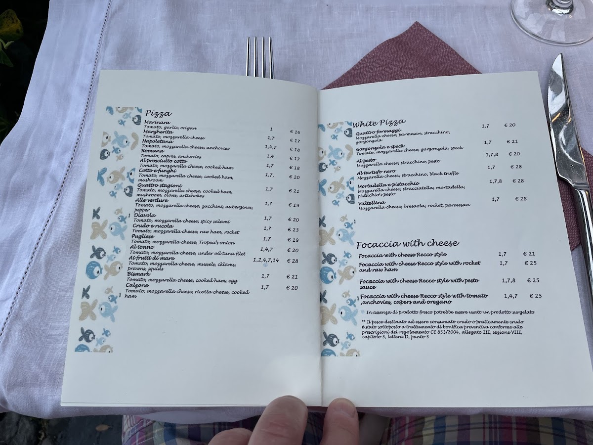 Menu Ristorante Pizzeria Da Nicola-1