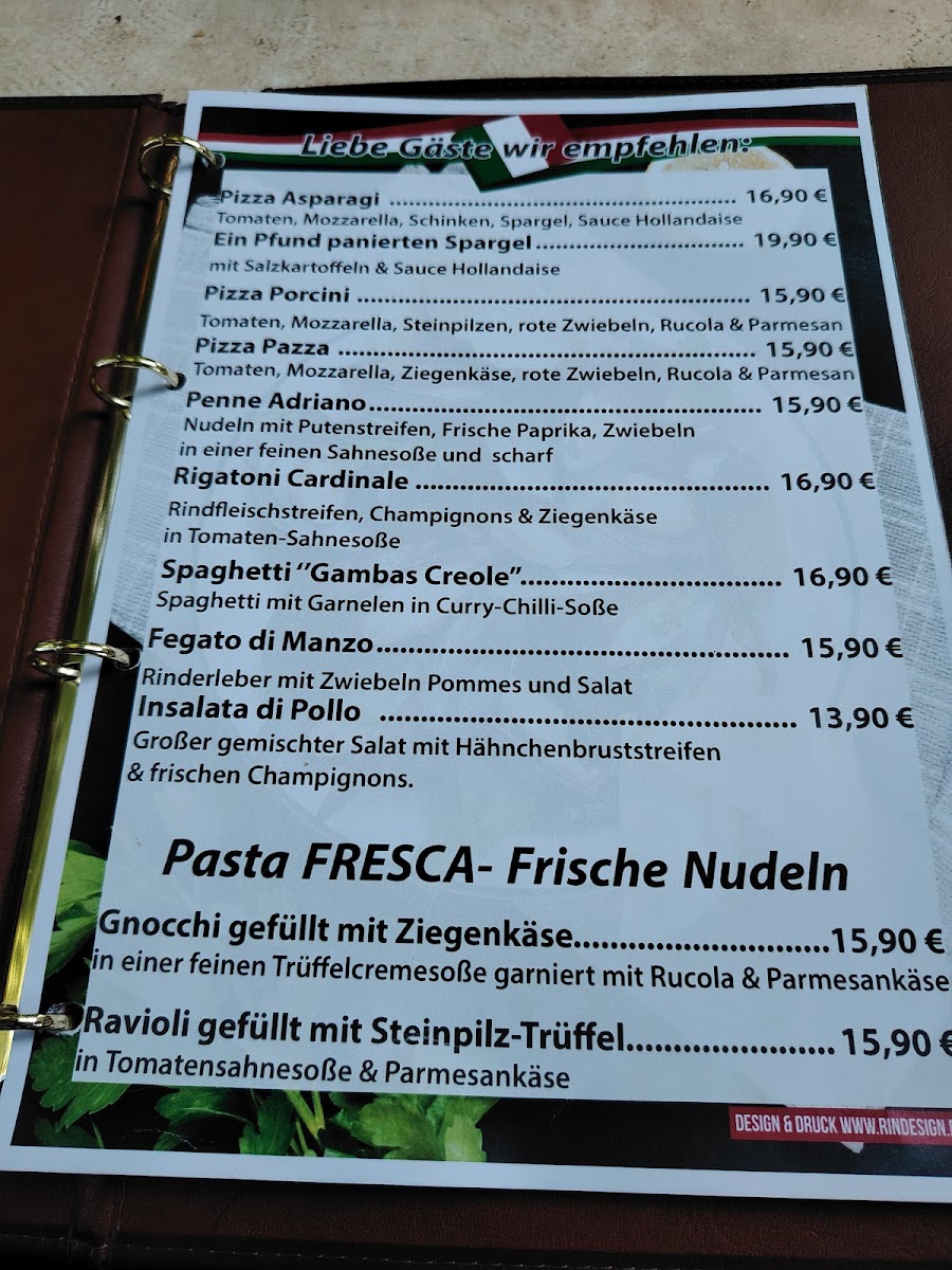 Menu Ristorante-Pizzeria Da Niki-1