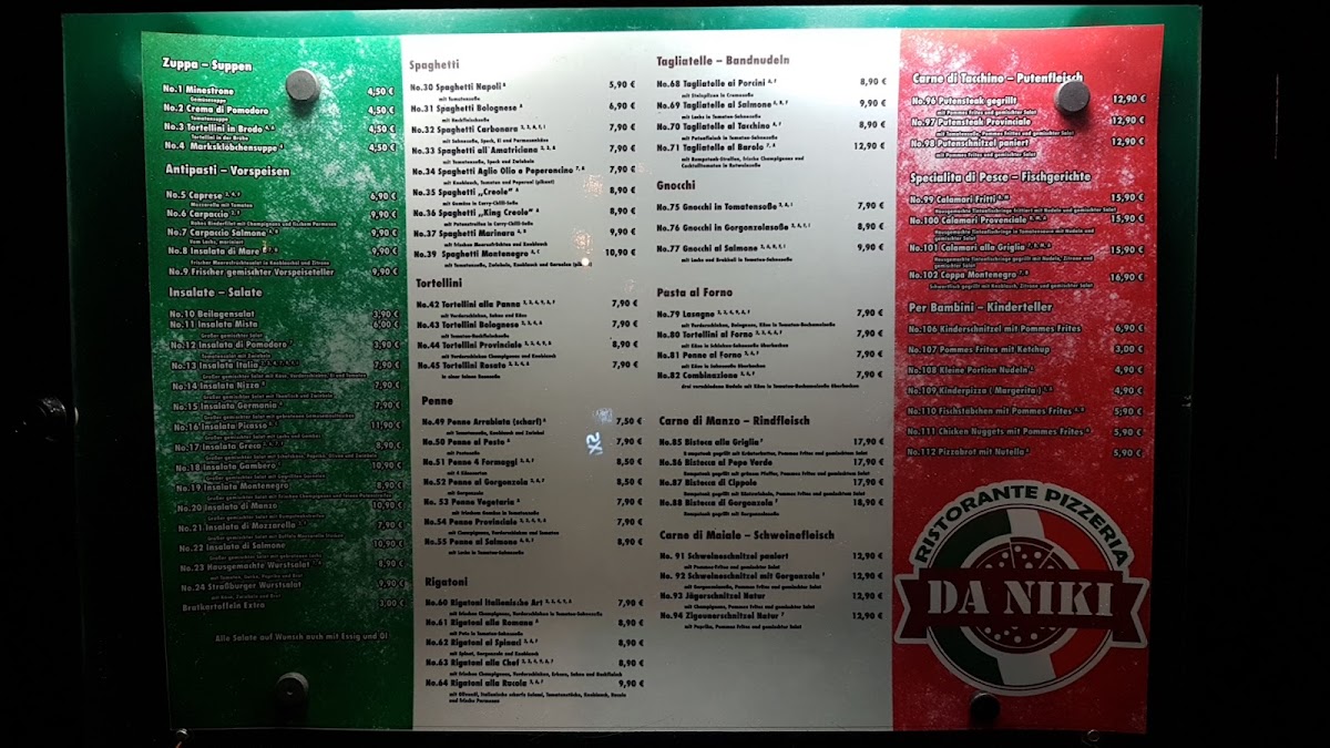 Menu Ristorante-Pizzeria Da Niki-6