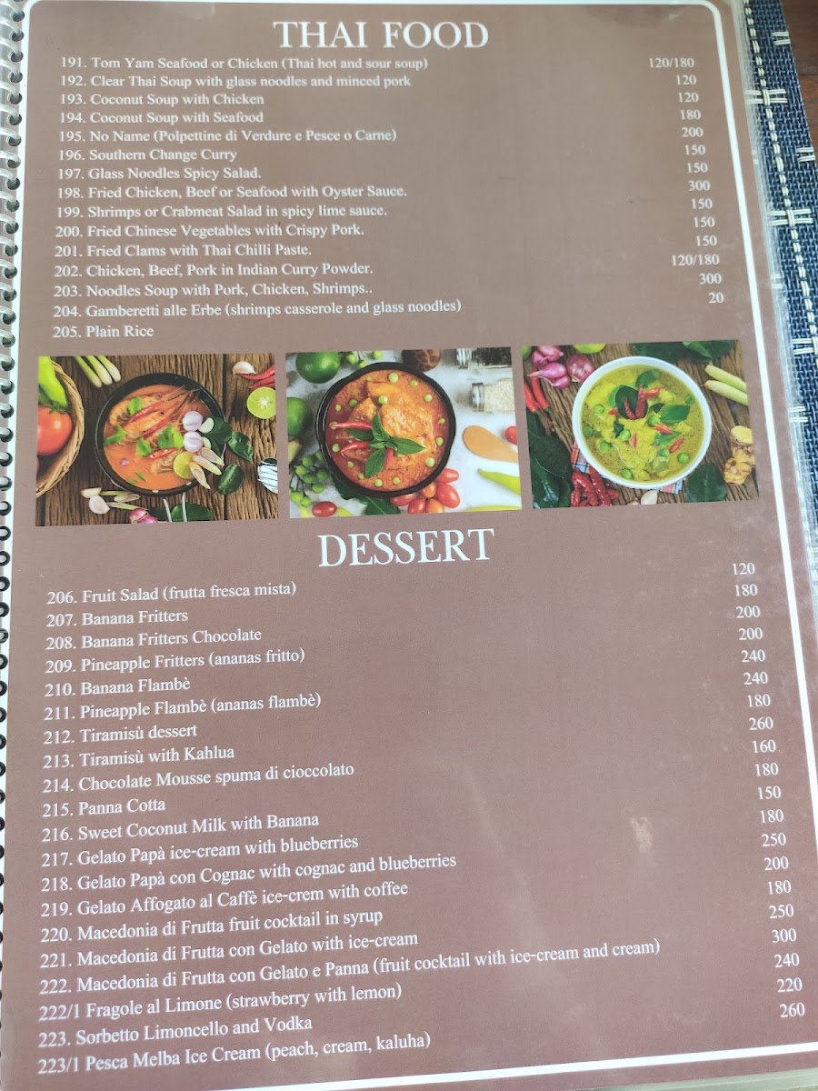 Menu Ristorante Pizzeria Da Papa'-1
