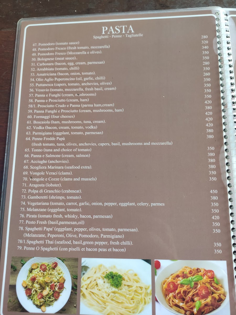 Menu Ristorante Pizzeria Da Papa'-3