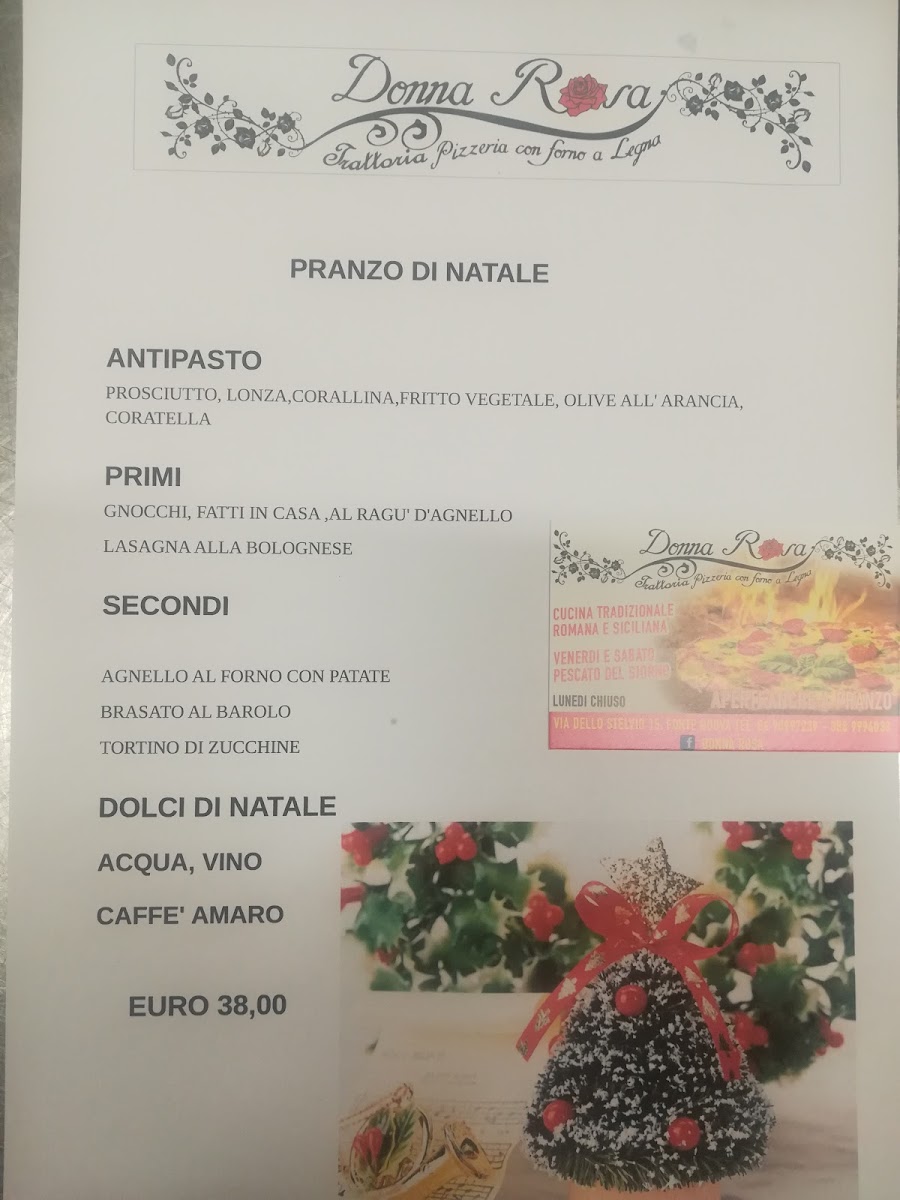 Menu Ristorante Pizzeria Donna Rosa-3