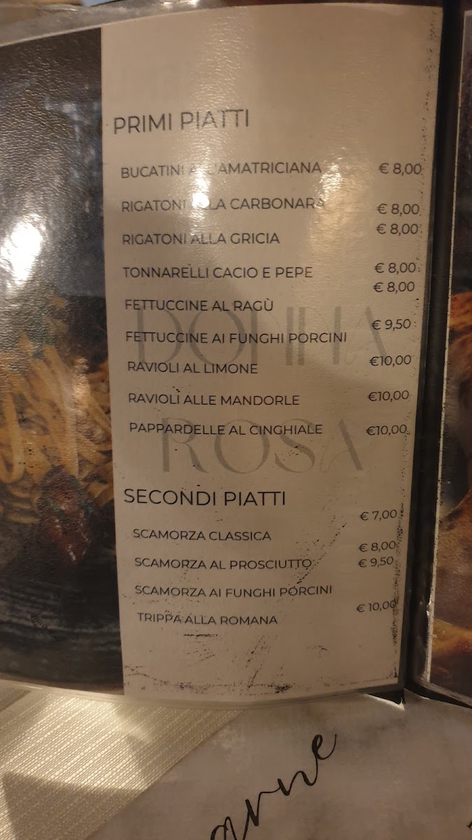 Menu Ristorante Pizzeria Donna Rosa-5