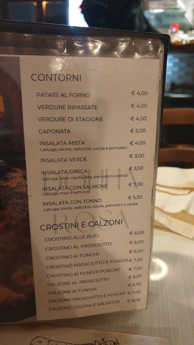 Menu Ristorante Pizzeria Donna Rosa-7