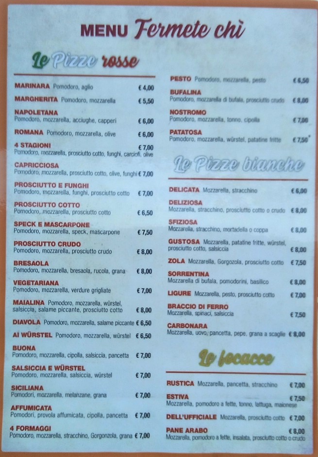 Menu Ristorante Pizzeria “Fermete Chi”-3