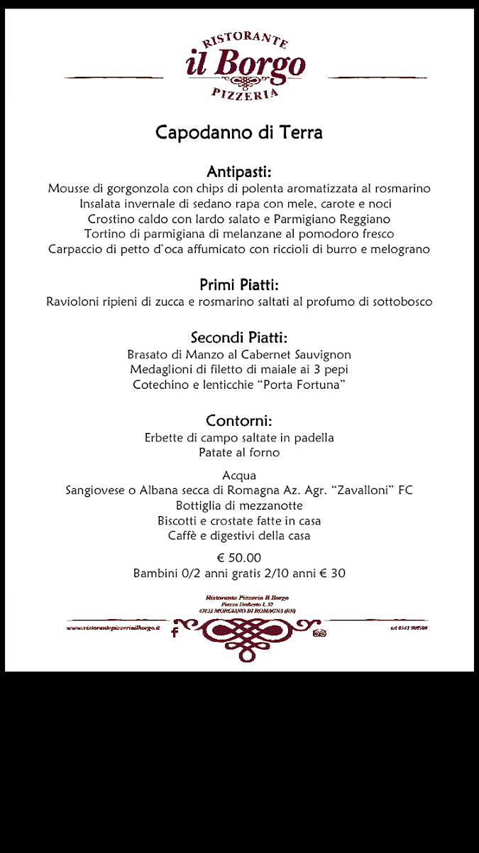 Menu Ristorante Pizzeria Il Borgo-10