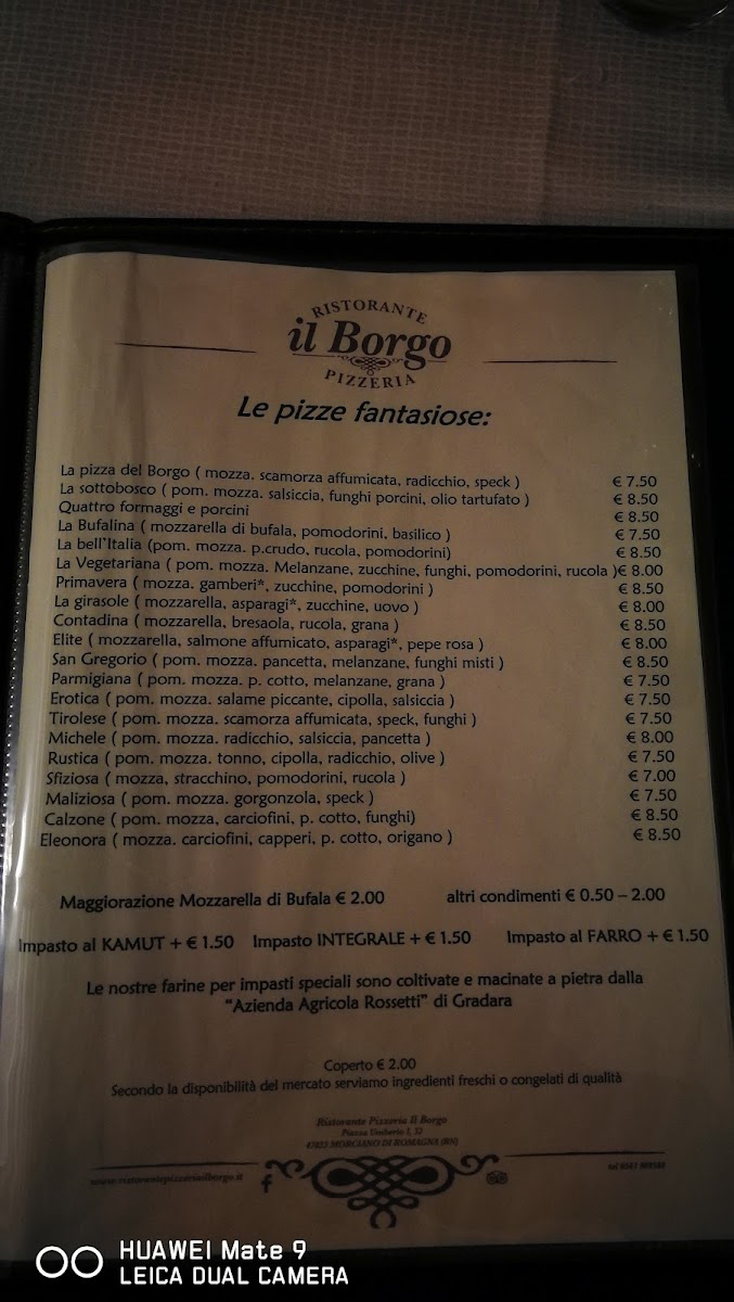 Menu Ristorante Pizzeria Il Borgo-3