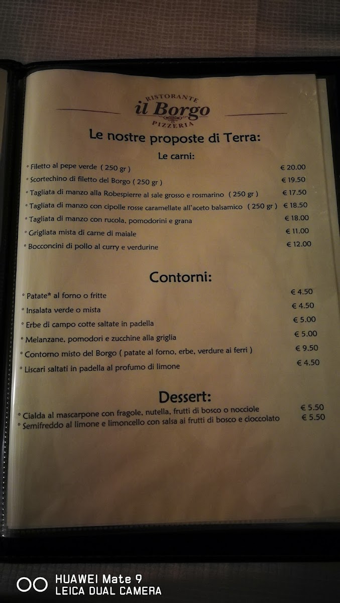 Menu Ristorante Pizzeria Il Borgo-4
