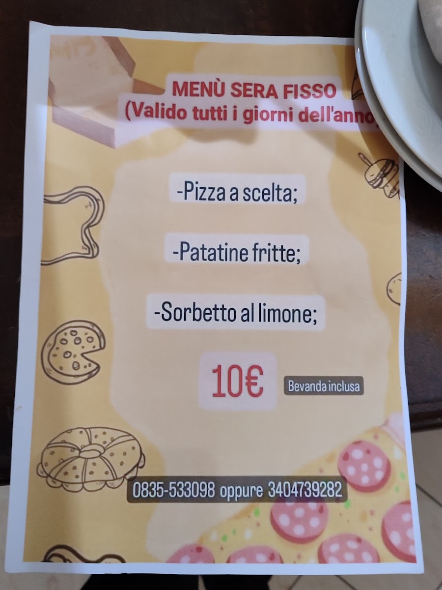 Menu Ristorante Pizzeria Il Limoncello Di Tarulli Luigi C S. A S-2