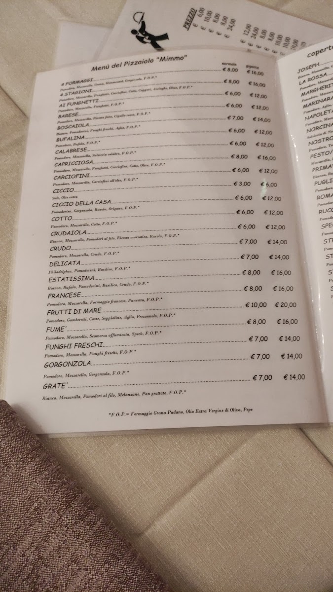 Menu Ristorante Pizzeria Joseph-4