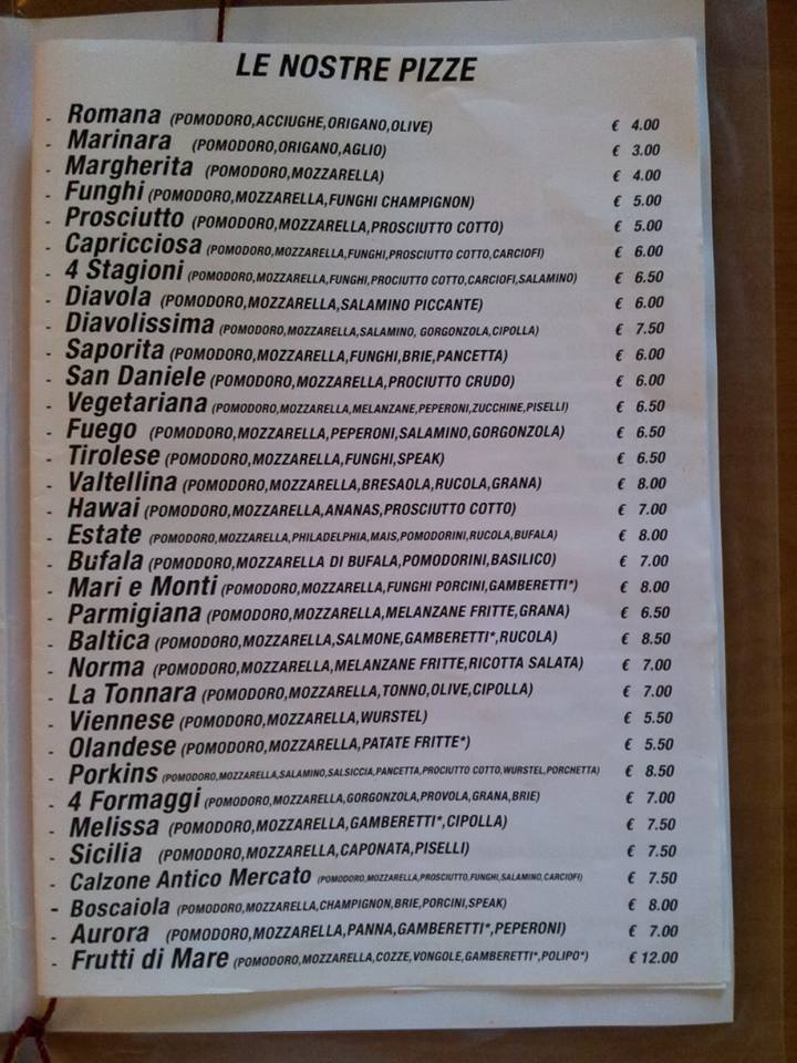 Menu Ristorante & Pizzeria L' Antico Mercato Noto-1