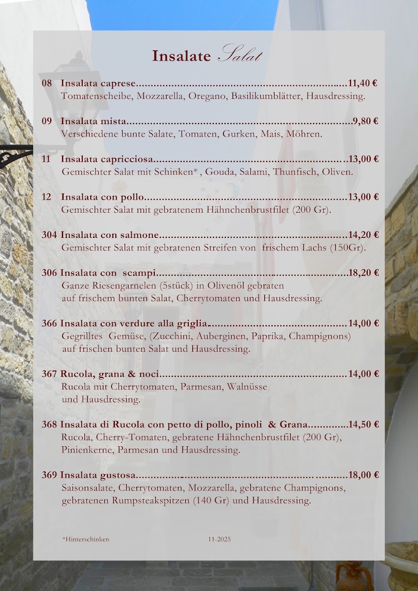 Menu Ristorante Pizzeria La Casetta-4