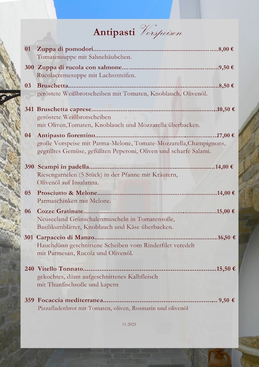 Menu Ristorante Pizzeria La Casetta-7