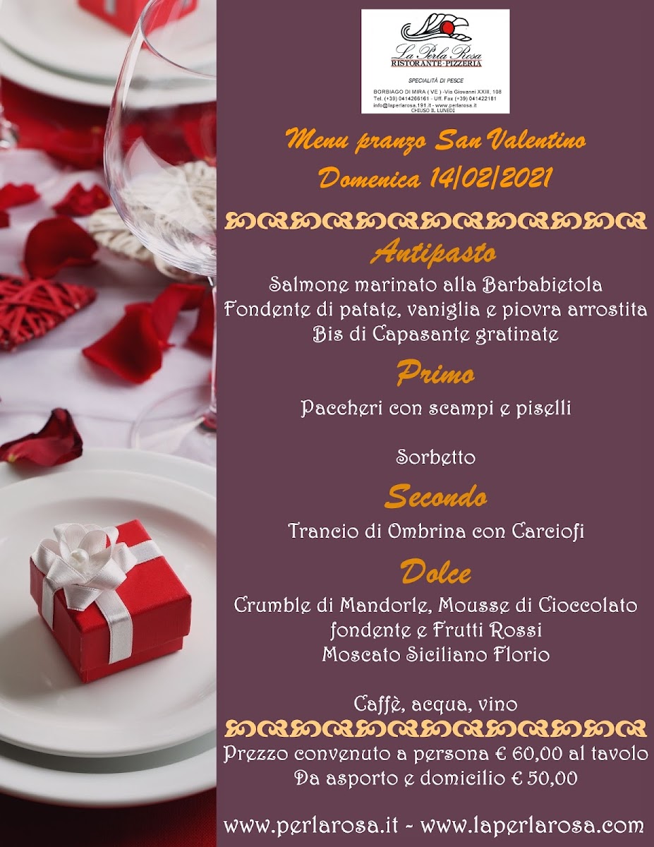 Menu Ristorante Pizzeria La Perla Rosa-1