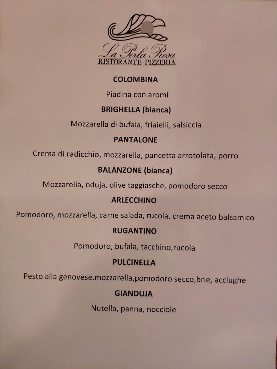 Menu Ristorante Pizzeria La Perla Rosa-2
