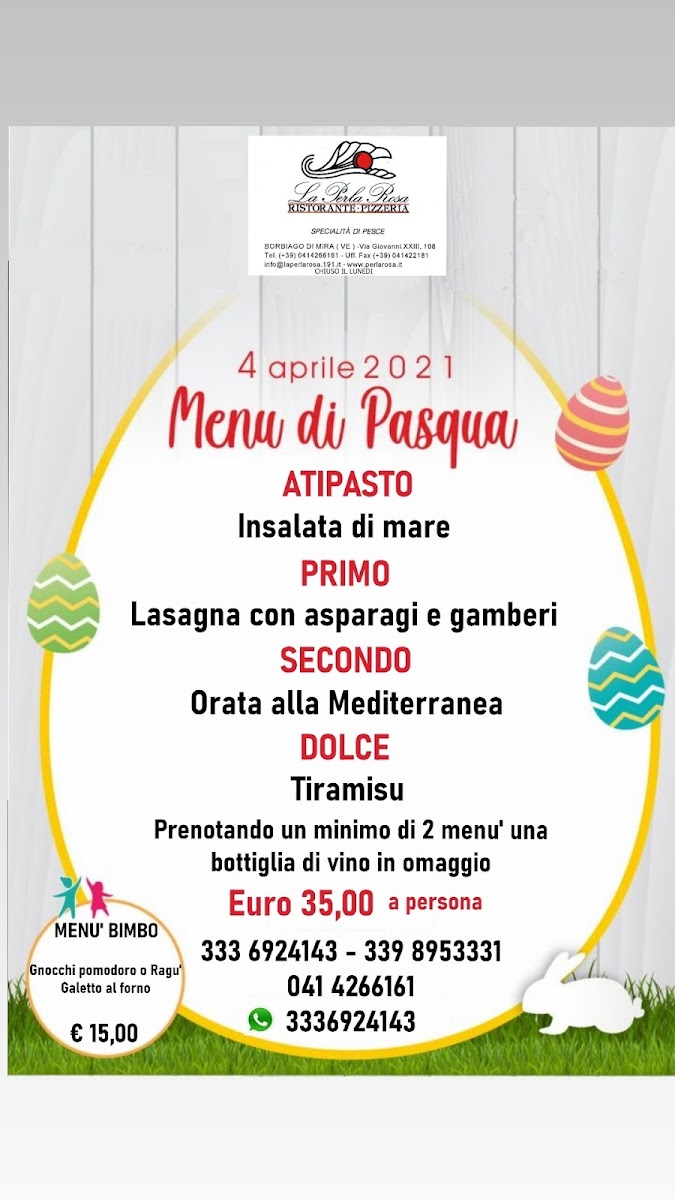 Menu Ristorante Pizzeria La Perla Rosa-5