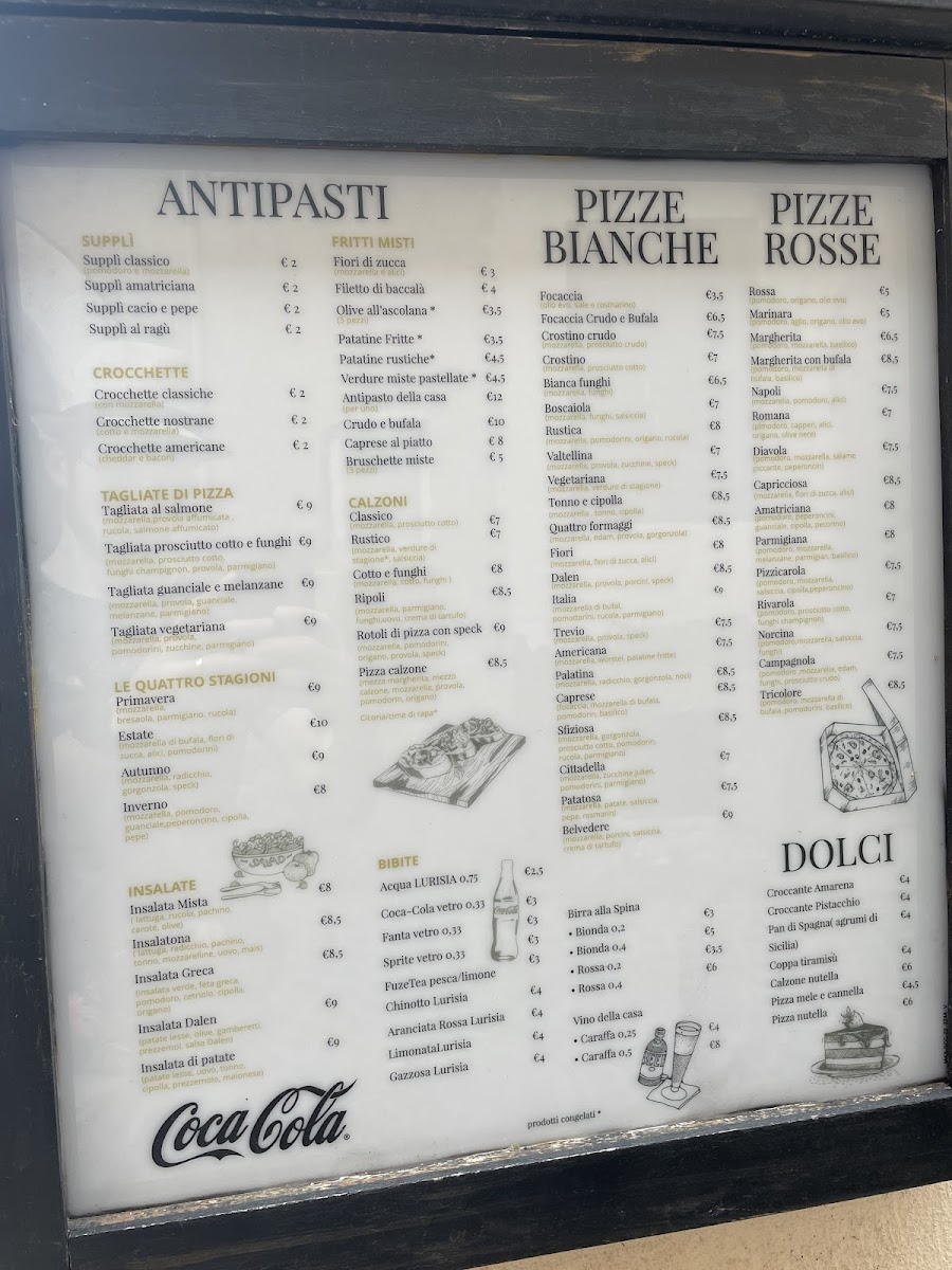 Menu Ristorante Pizzeria La Rocchetta-2