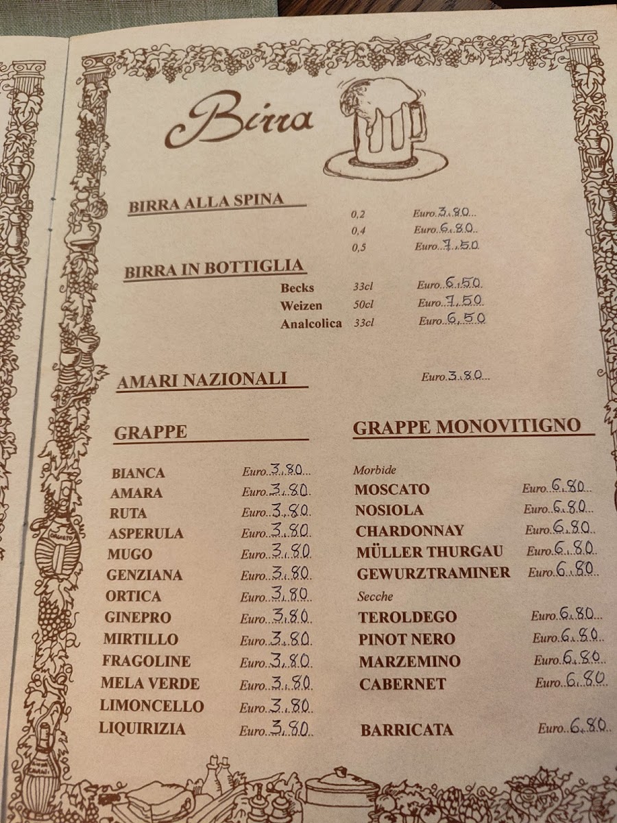 Menu Ristorante Pizzeria La Roda-4