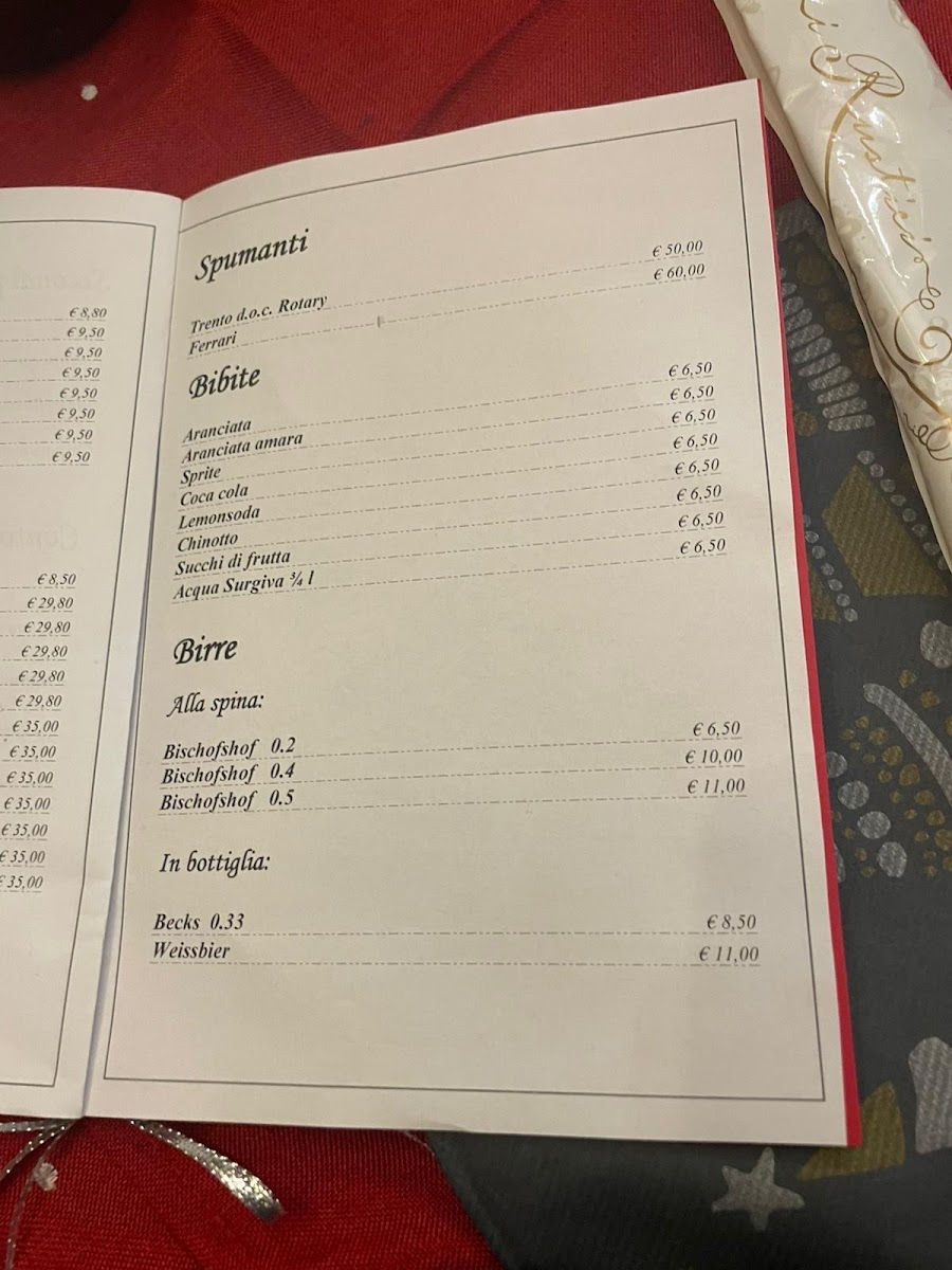Menu Ristorante Pizzeria La Roda-9