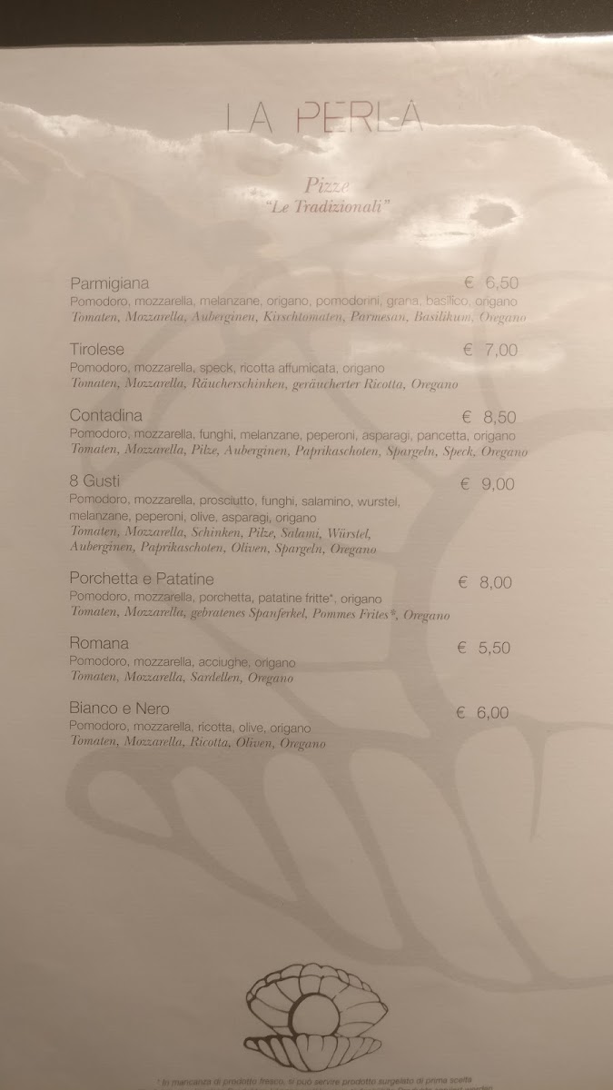 Menu Ristorante Pizzeria Laperla-9