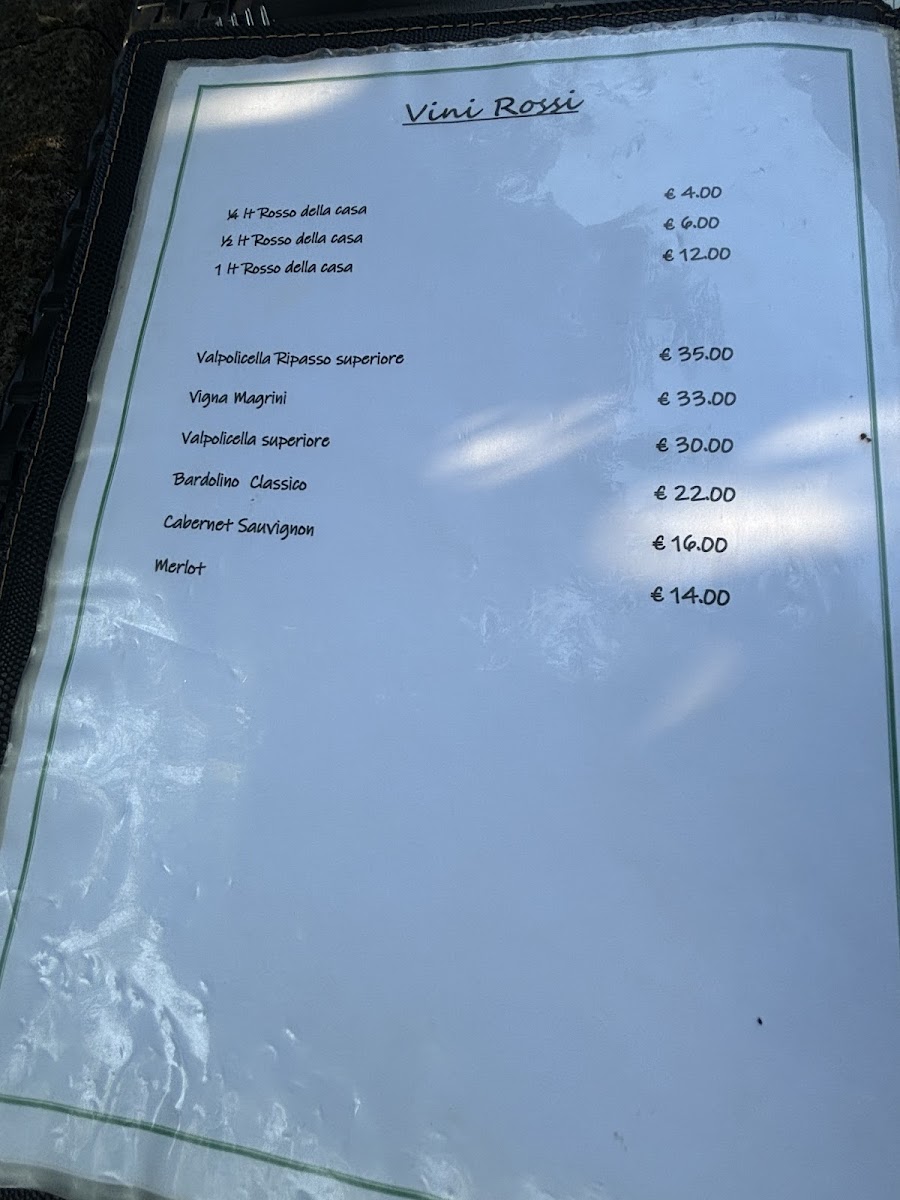 Menu Ristorante Pizzeria Le Pergole-9