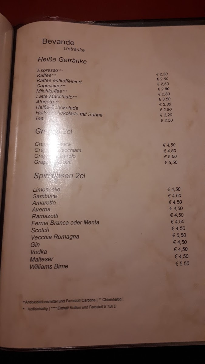 Menu Ristorante Pizzeria Luise-3